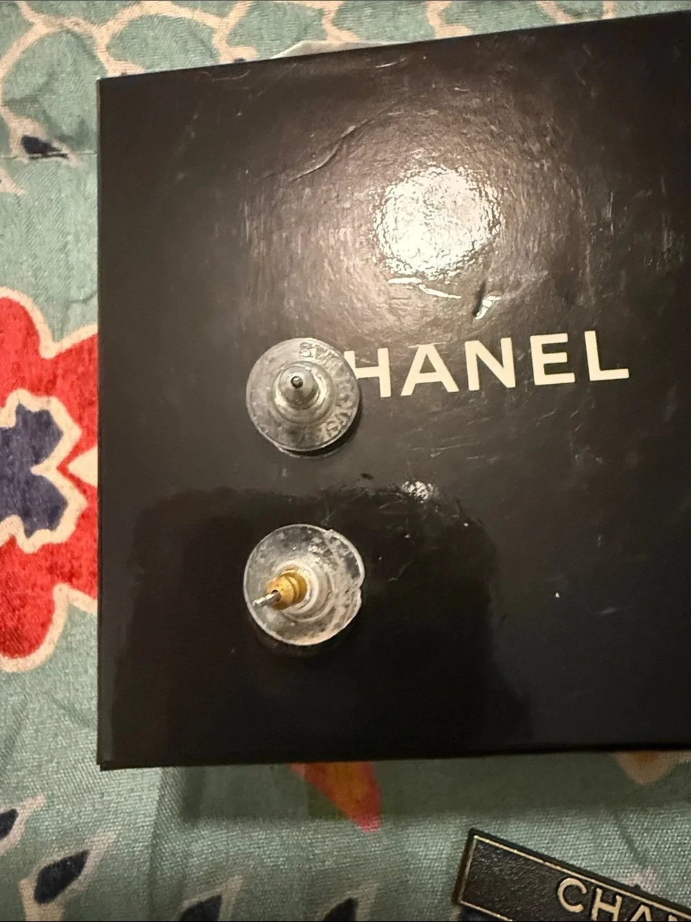 CHANEL stud earrings